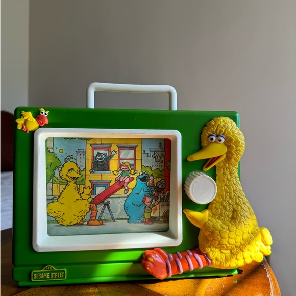 Sesame Street Other Vintage Sesame Street Big Bird Music Box Tv